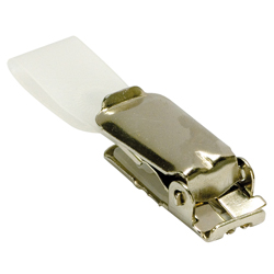 Clip con aggancio in plastica